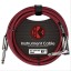 Kirlin 10ft Instrument Cable Red Braided Angled Jack