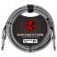 Kirlin 10ft Instrument Cable Silver Braided