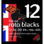 Rotosound R12-60 Roto Blacks Electric Guitar Strings